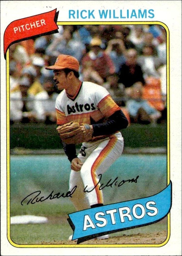 Rick Williams 1980 Topps Rick Williams #69 baseball trading card front