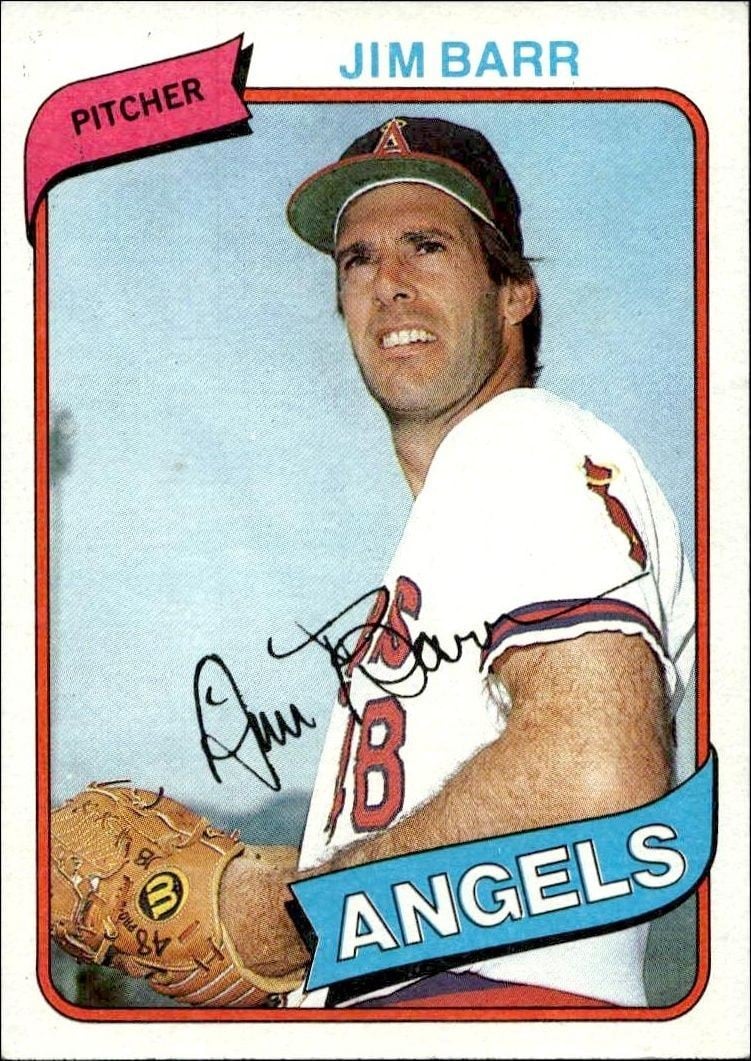 Jim Barr 1980 Topps Jim Barr #529 baseball trading card front