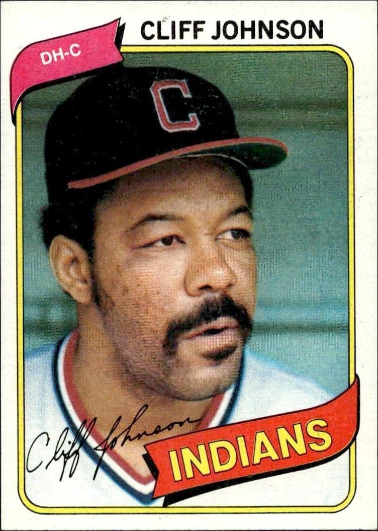 Cliff Johnson 1980 Topps Cliff Johnson #612 baseball trading card front
