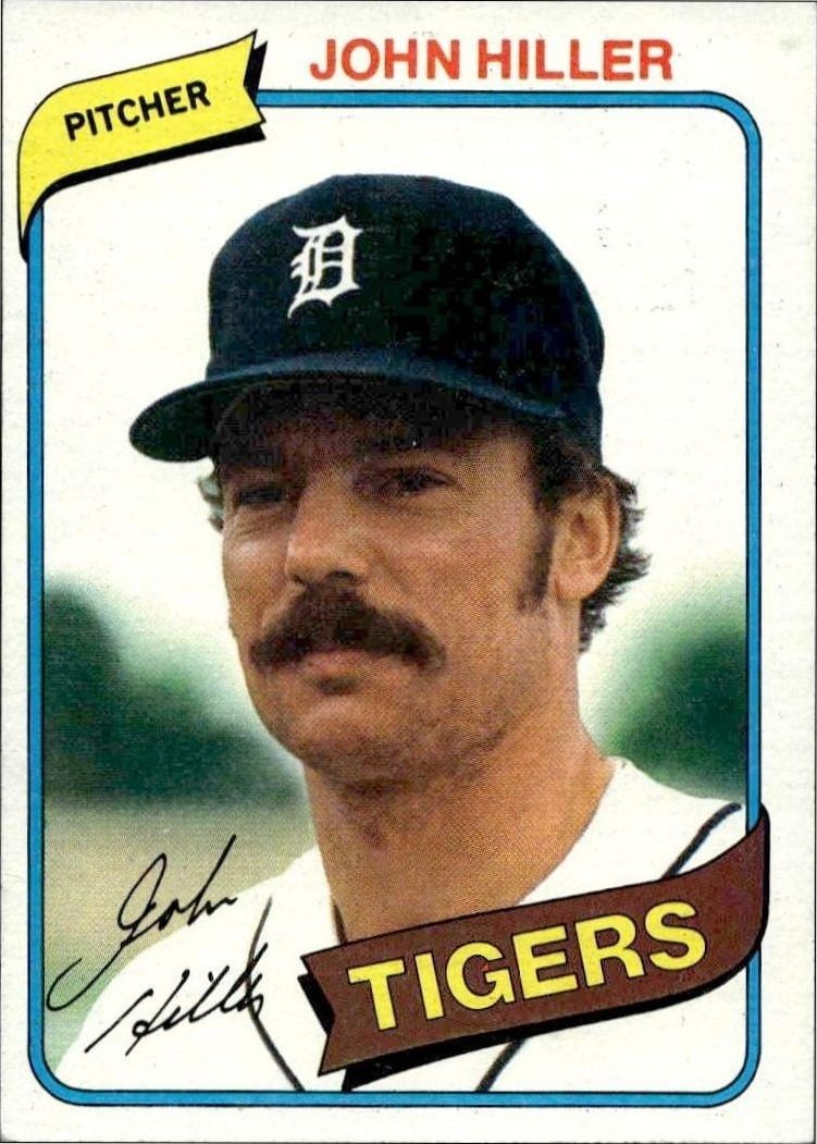 John Hiller 1980 Topps John Hiller #614 baseball trading card front