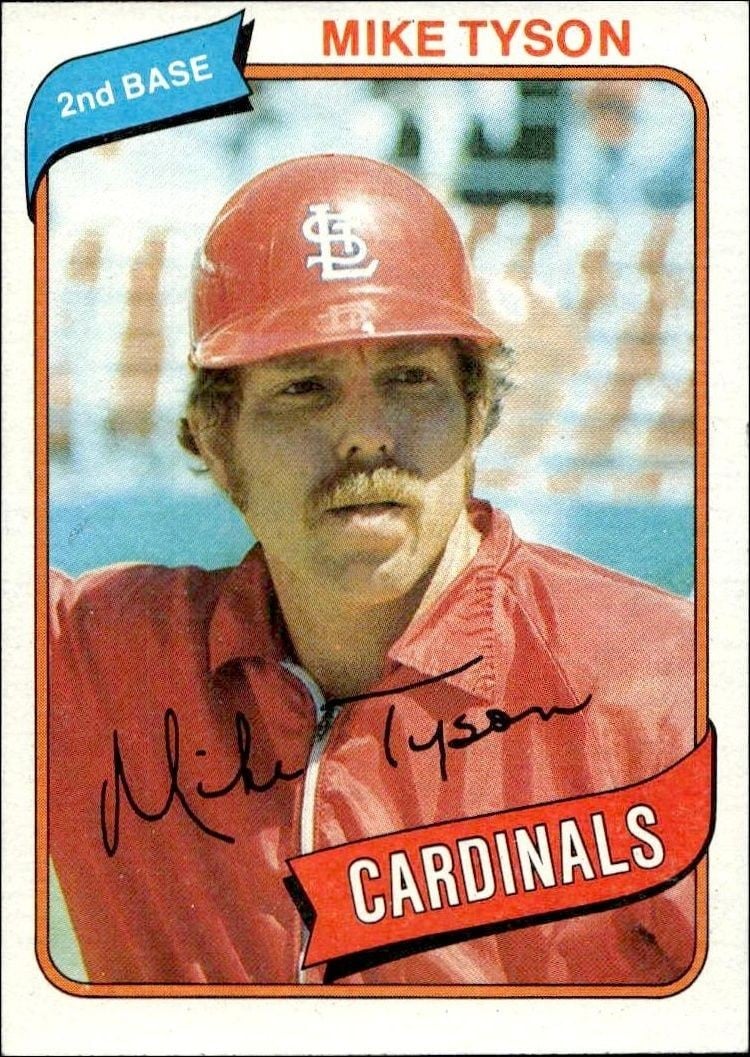 Mike Tyson 1980 Topps Mike Tyson #486 baseball trading card front