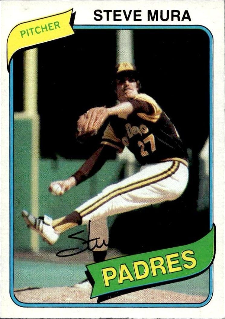 Steve Mura 1980 Topps Steve Mura #491 baseball trading card front