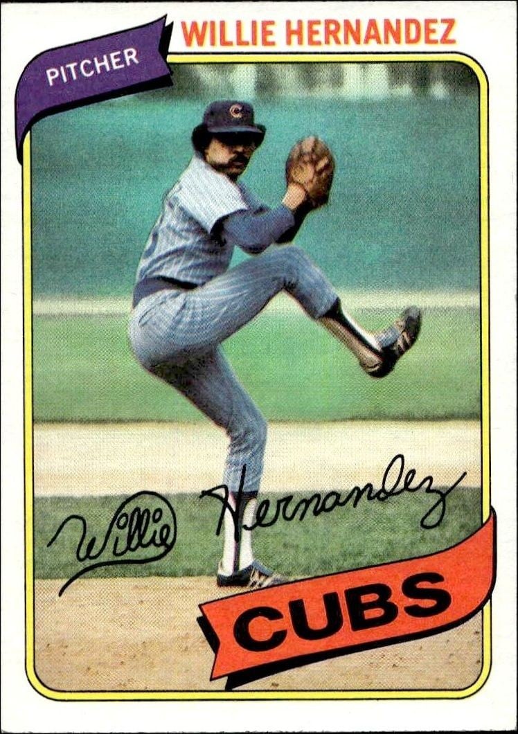 Willie Hernandez 1980 Topps Willie Hernandez #472 baseball trading card front