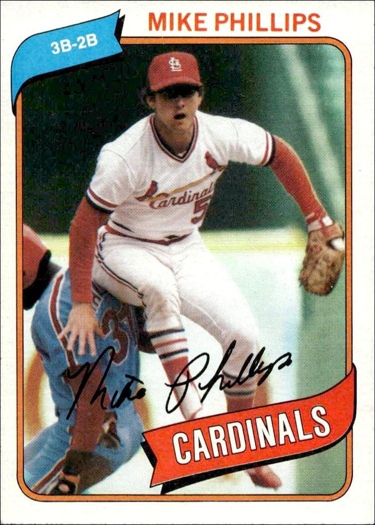 Mike Phillips 1980 Topps Mike Phillips #439 baseball trading card front
