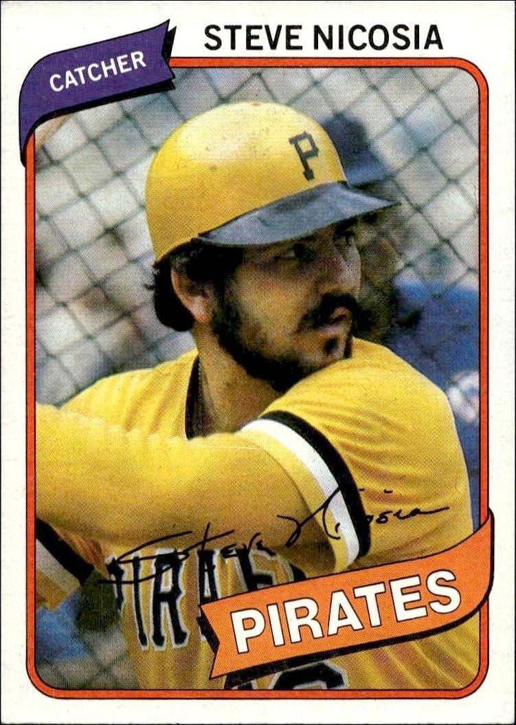 Steve Nicosia 1980 Topps Steve Nicosia #519 baseball trading card front