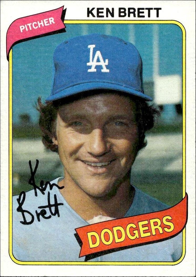 Ken Brett 1980 Topps Ken Brett #521 baseball trading card front