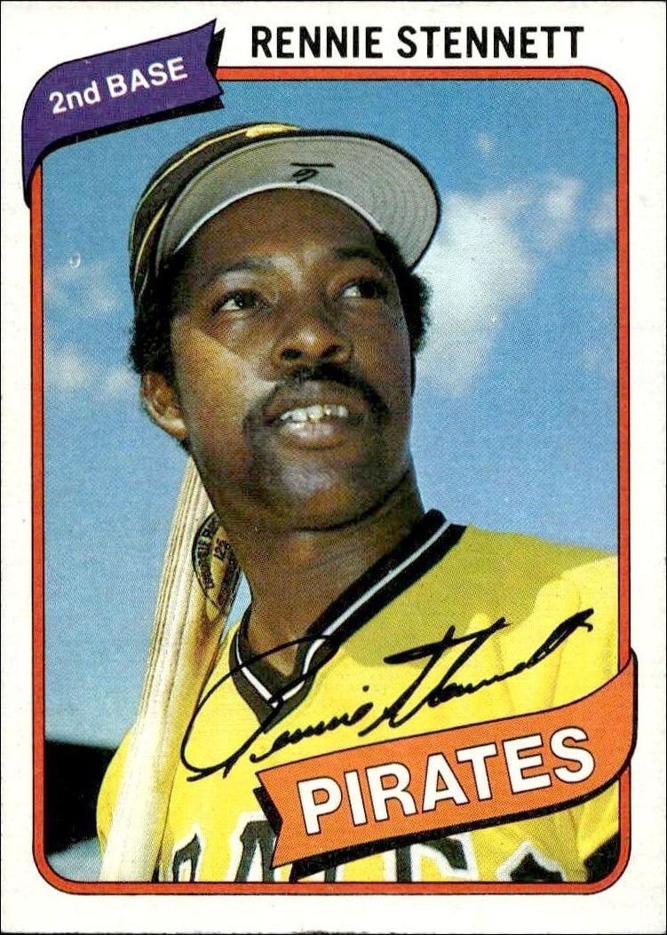 Rennie Stennett 1980 Topps Rennie Stennett #501 baseball trading card front