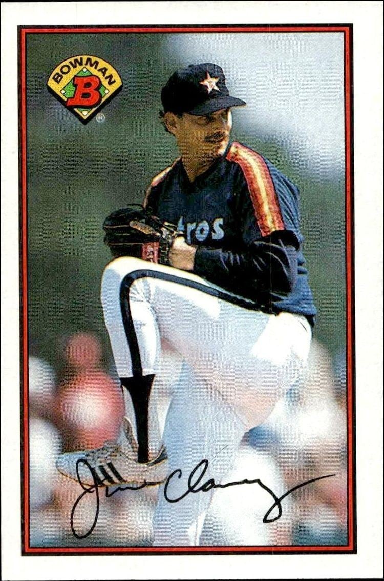 Jim Clancy 1989 Bowman Jim Clancy #324 baseball trading card front