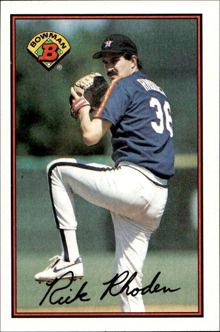 Rick Rhoden 1989 Bowman Rick Rhoden #323 baseball trading card front
