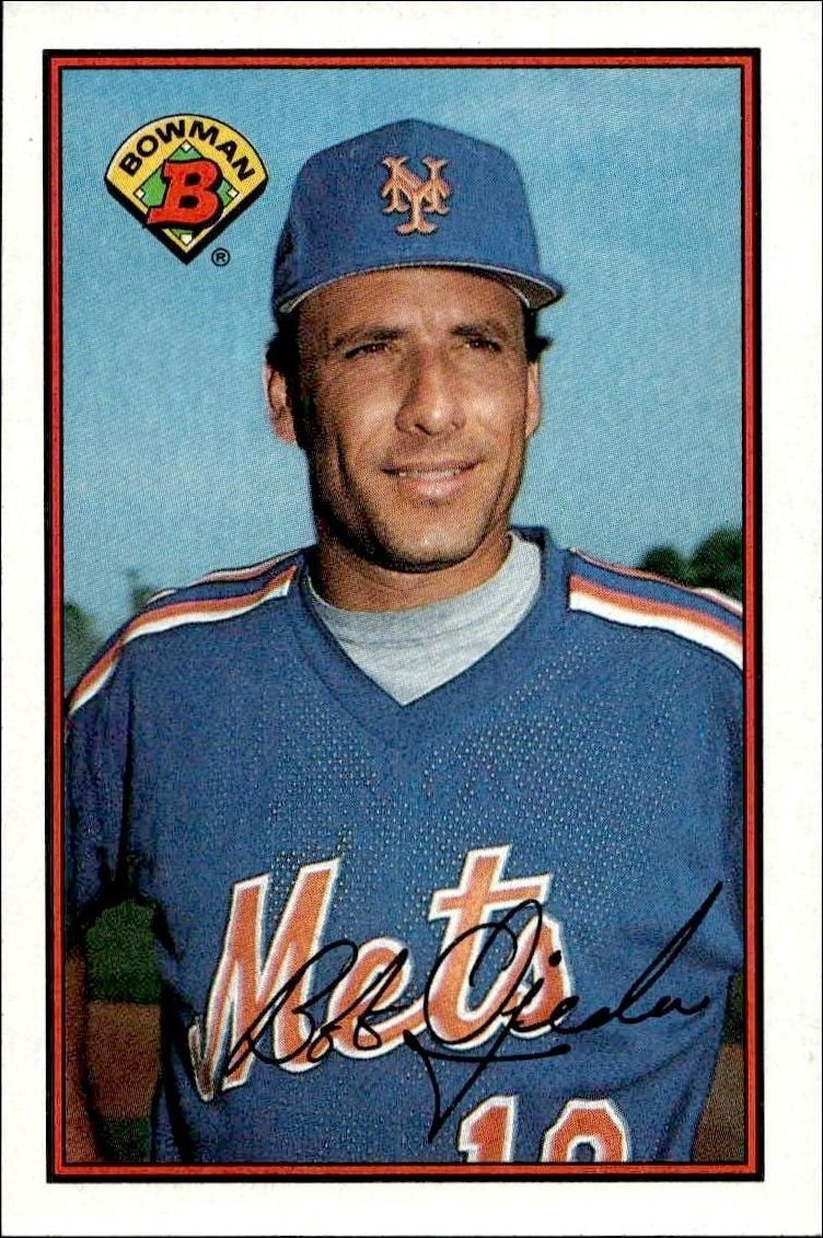Bob Ojeda 1989 Bowman Bob Ojeda #371 baseball trading card front