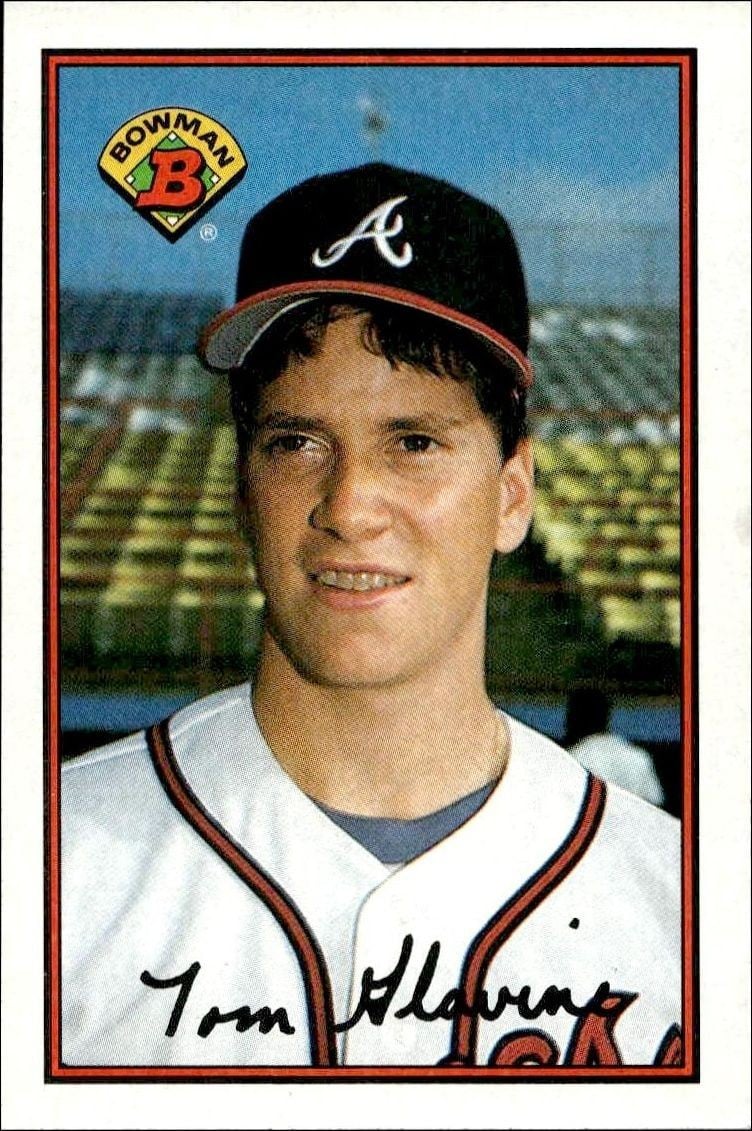 1989 Bowman Tom Glavine #267 trading card