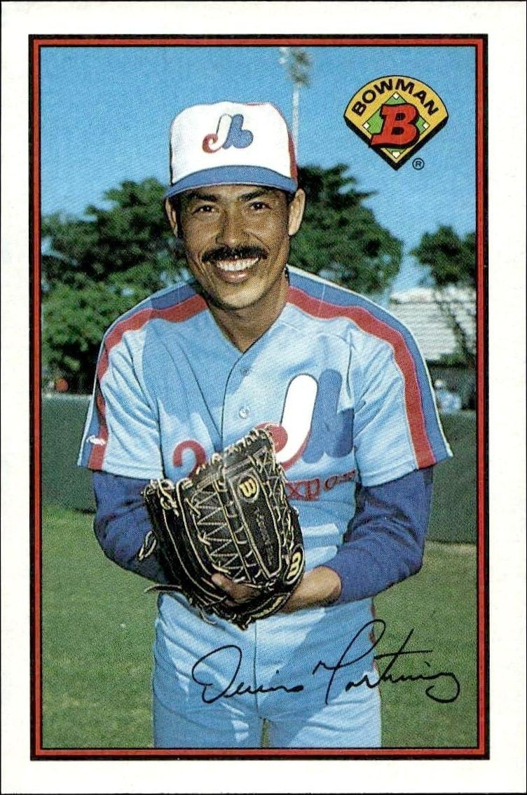 Denny Martinez 1989 Bowman Denny Martinez #359 baseball trading card front