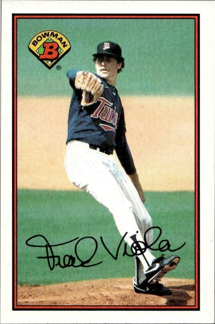Frank Viola 1989 Bowman Frank Viola #150 baseball trading card front