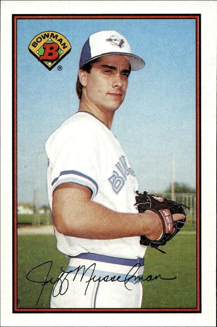 Jeff Musselman 1989 Bowman Jeff Musselman #240 baseball trading card front