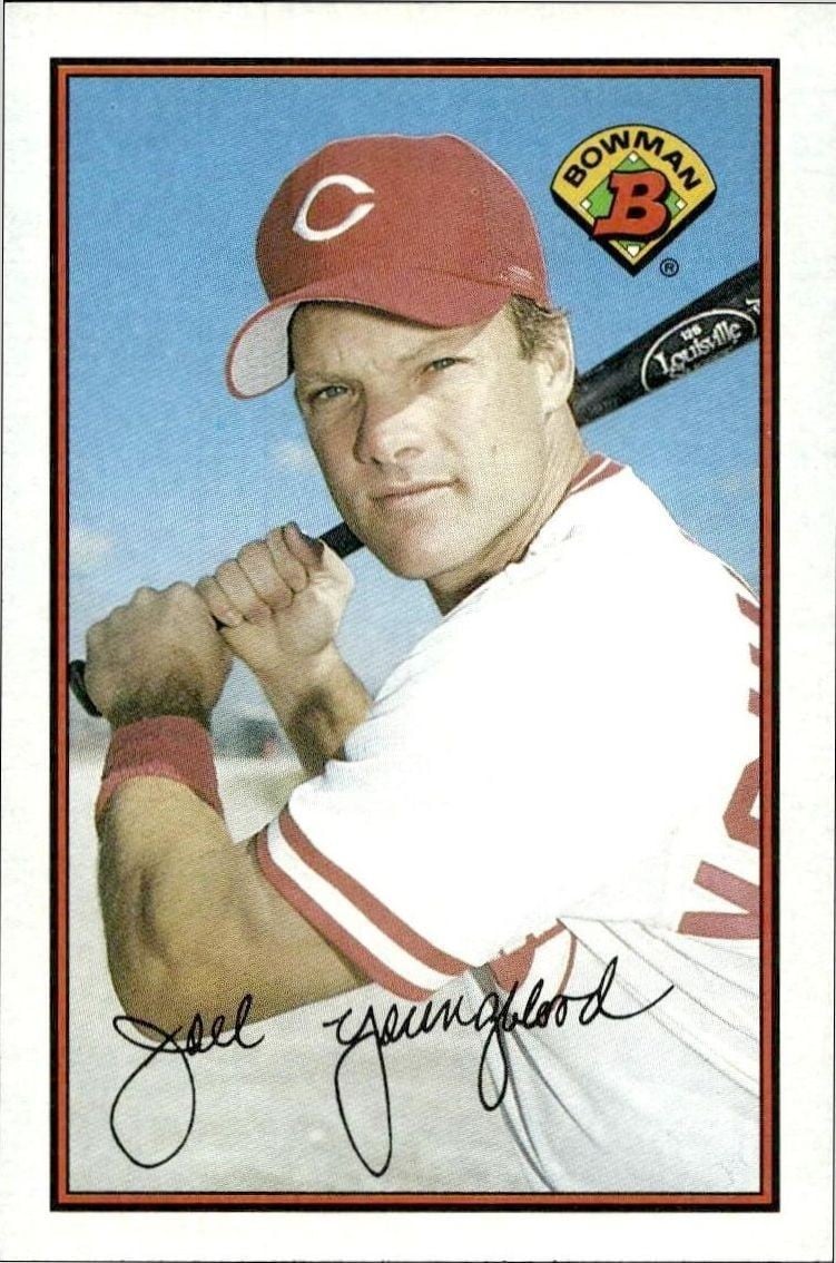 Joel Youngblood 1989 Bowman Joel Youngblood #315 baseball trading card front