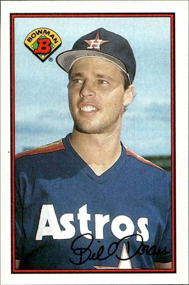 Bill Doran 1989 Bowman Bill Doran #329 baseball trading card front