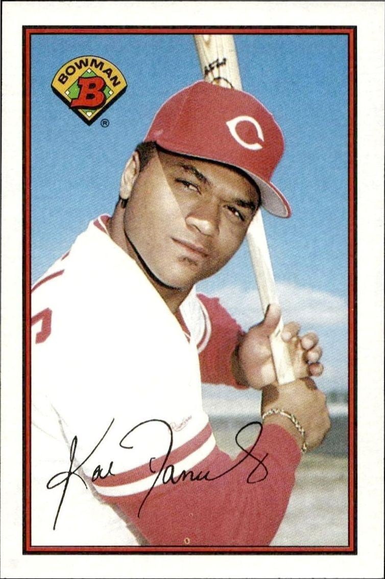 Kal Daniels 1989 Bowman Kal Daniels #314 baseball trading card front