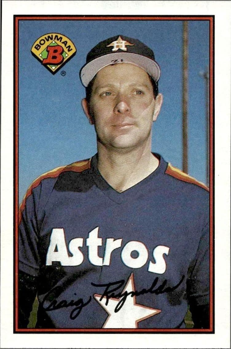 1989 Bowman Craig Reynolds #328 trading card