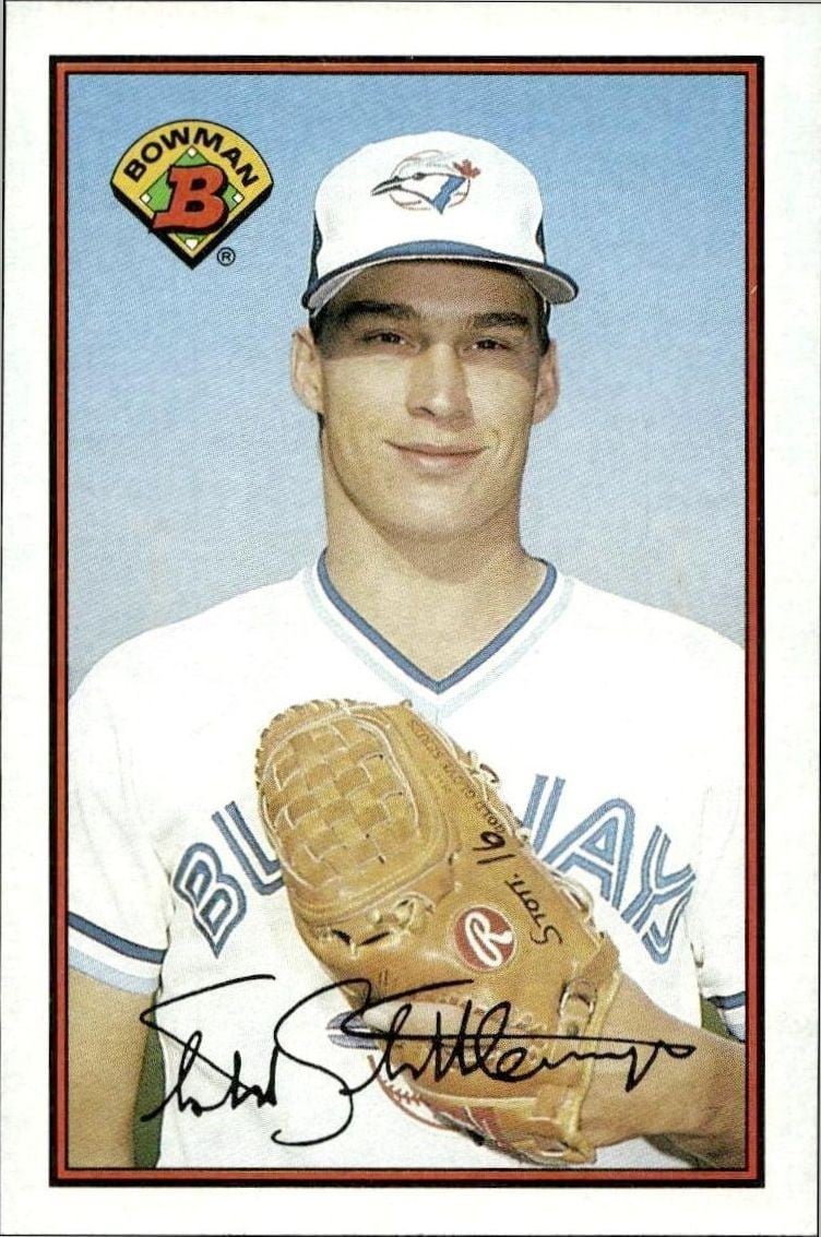 Todd Stottlemyre 1989 Bowman Todd Stottlemyre #242 baseball trading card front