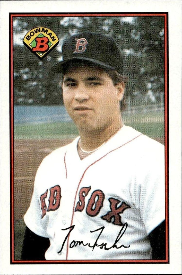 Tom Fischer 1989 Bowman Tom Fischer #20 baseball trading card front