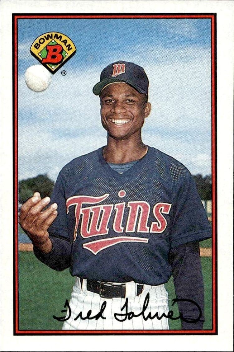 Fred Toliver 1989 Bowman Fred Toliver #147 baseball trading card front