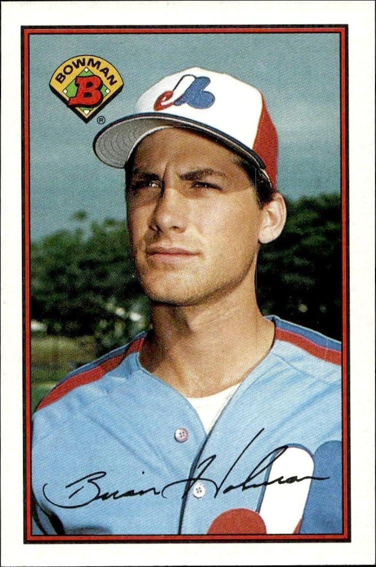 Brian Holman 1989 Bowman Brian Holman #357 baseball trading card front