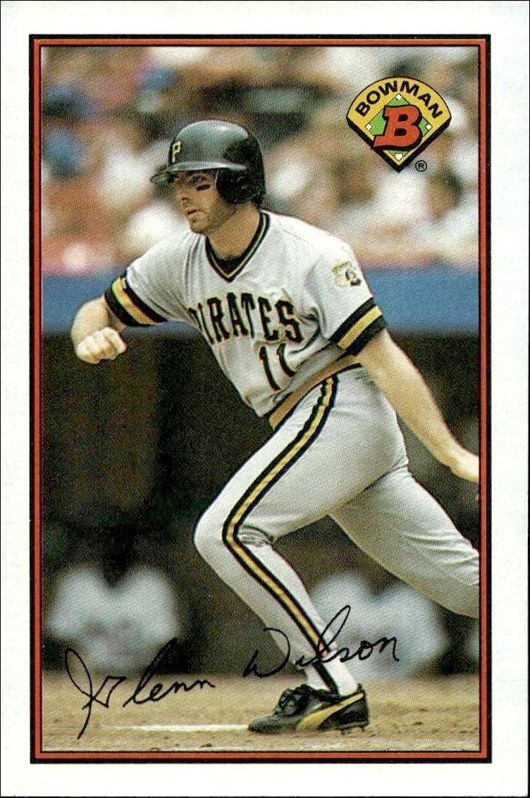 Glenn Wilson 1989 Bowman Glenn Wilson #423 baseball trading card front