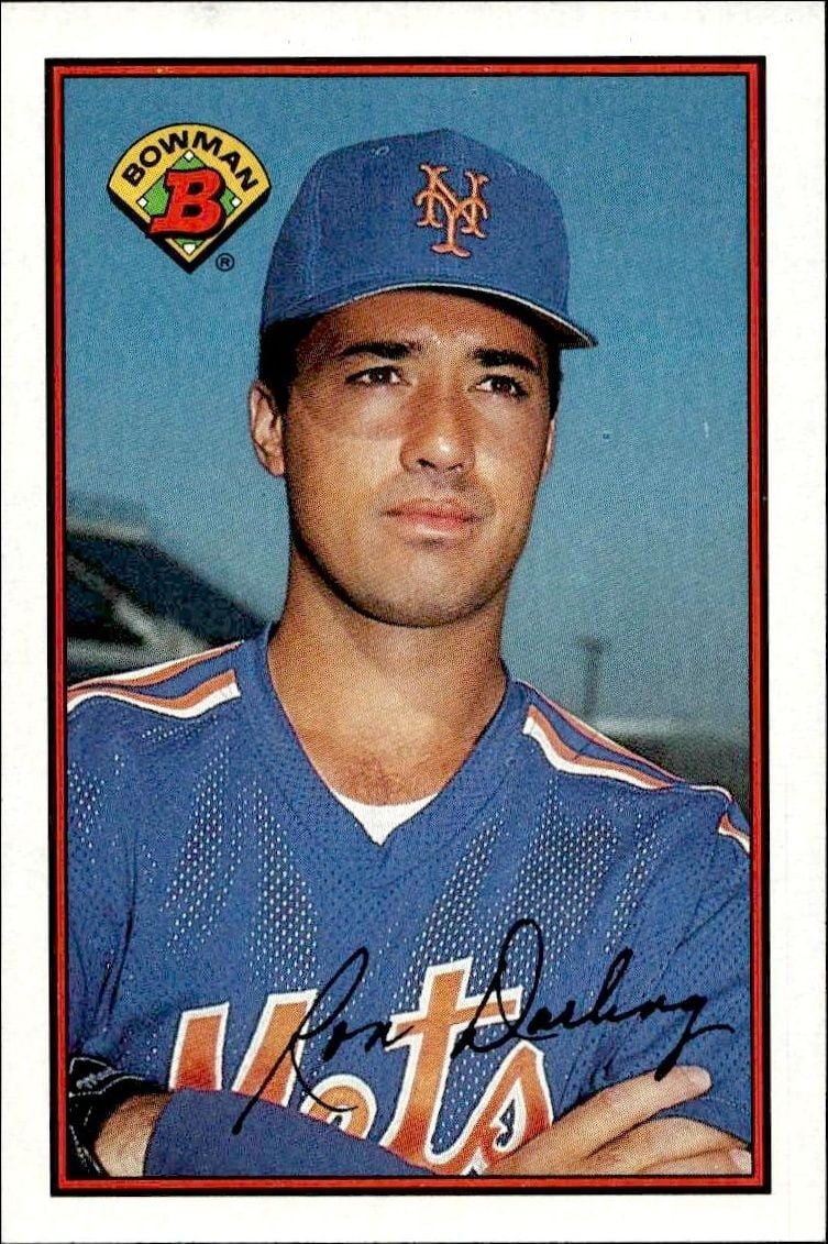 Ron Darling 1989 Bowman Ron Darling #372 baseball trading card front