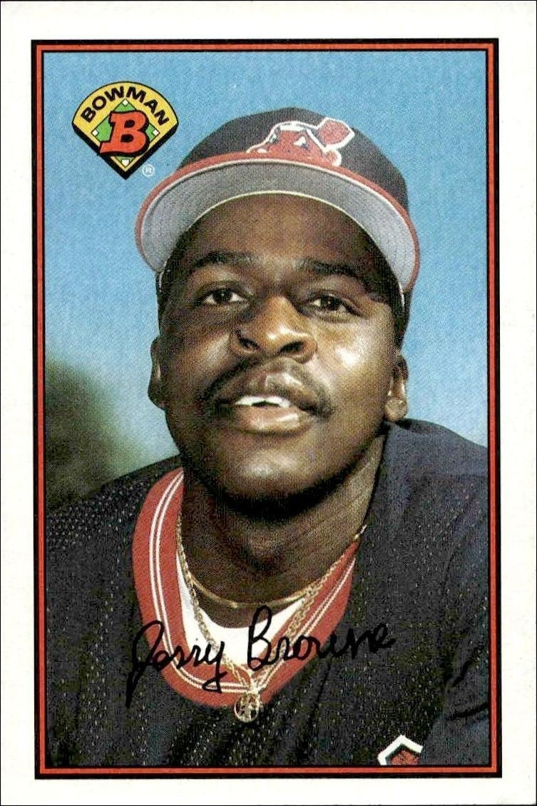 Jerry Browne 1989 Bowman Jerry Browne #85 baseball trading card front