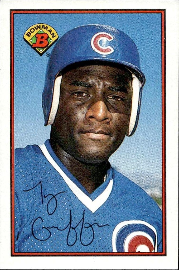 Ty Griffin 1989 Bowman Ty Griffin #289 baseball trading card front
