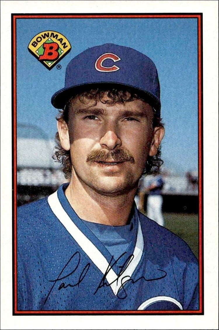 Paul Kilgus 1989 Bowman Paul Kilgus #285 baseball trading card front