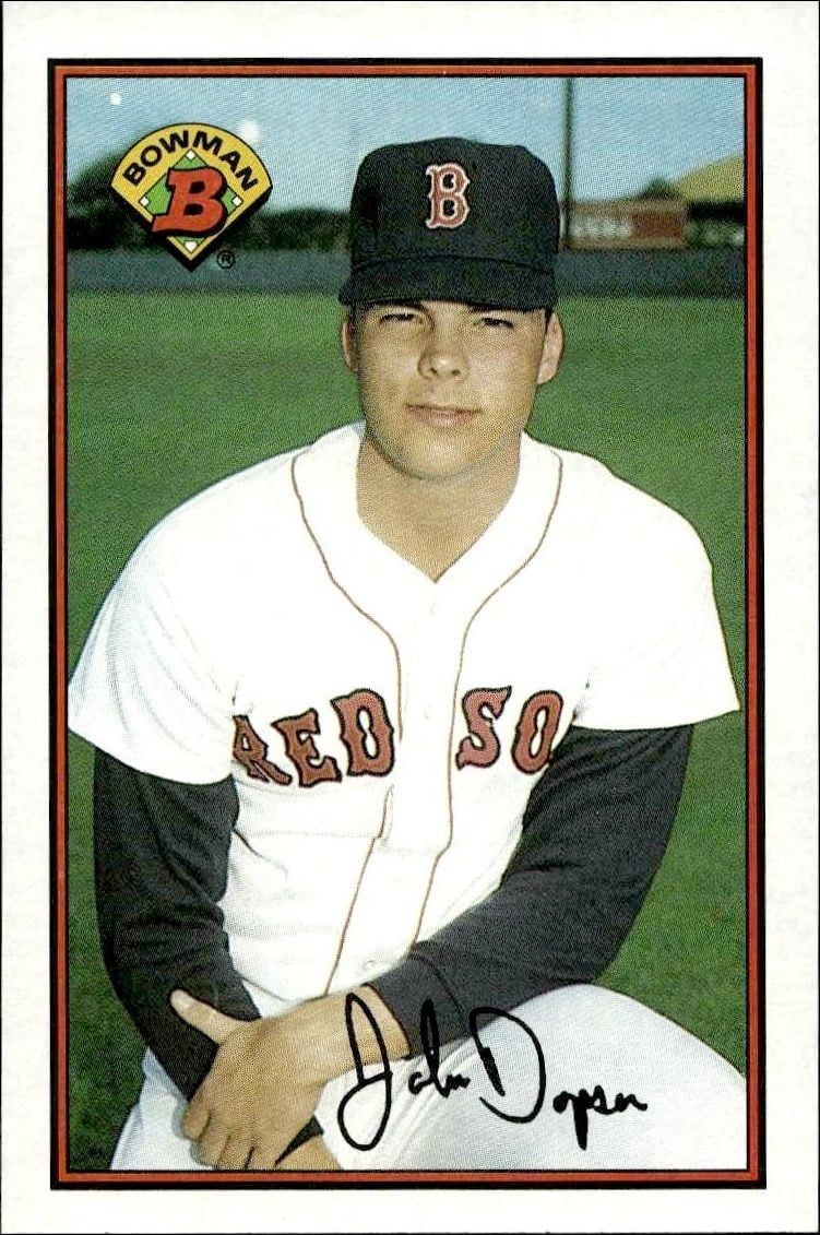 John Dopson 1989 Bowman John Dopson #24 baseball trading card front