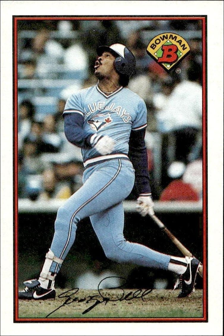 George Bell 1989 Bowman George Bell #256 baseball trading card front
