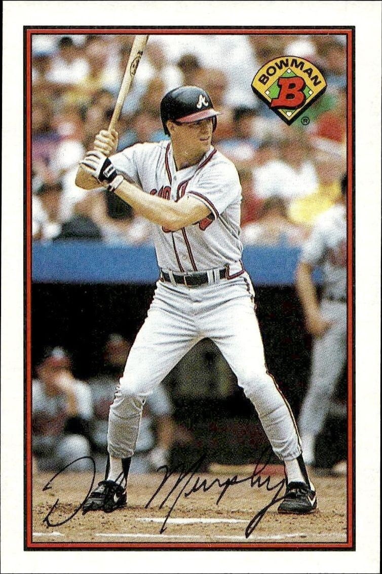 Dale Murphy 1989 Bowman Dale Murphy #276 baseball trading card front