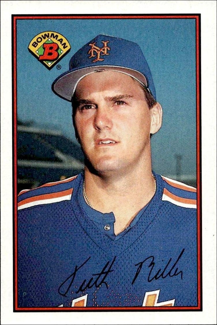 Keith Miller 1989 Bowman Keith Miller #380 baseball trading card front