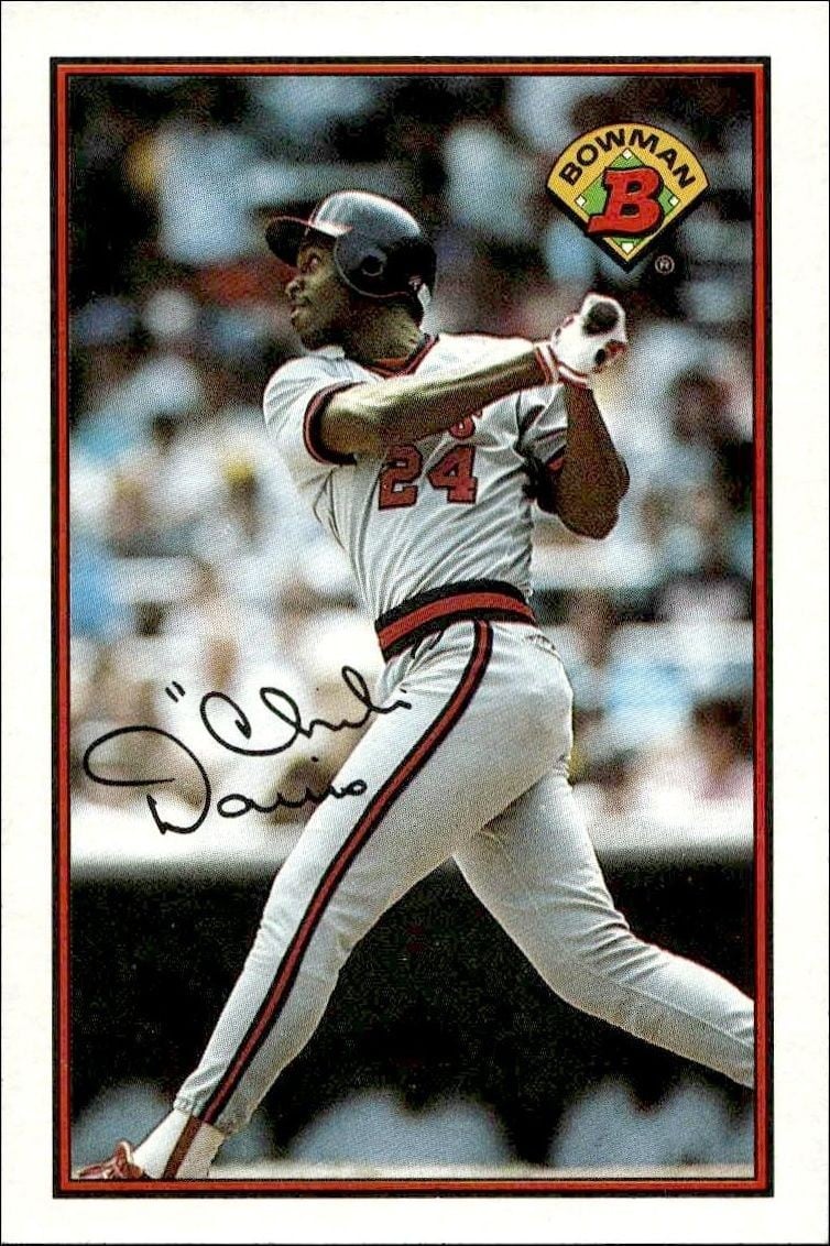 1989 Bowman Chili Davis #50 trading card