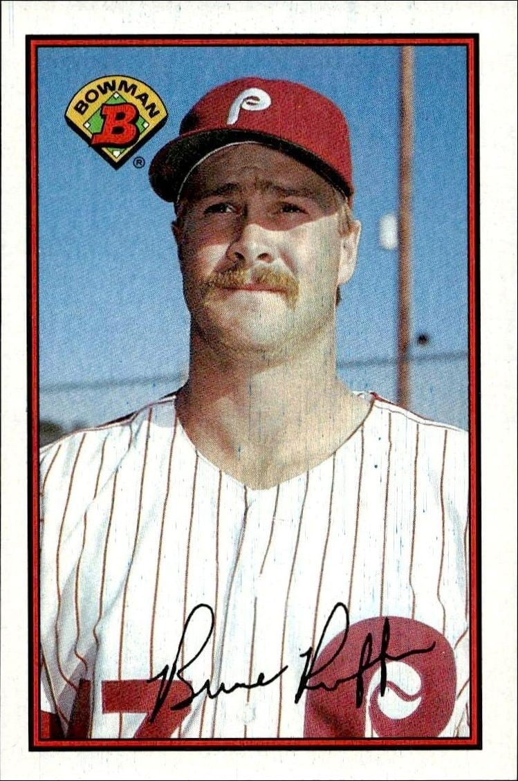 Bruce Ruffin 1989 Bowman Bruce Ruffin #393 baseball trading card front