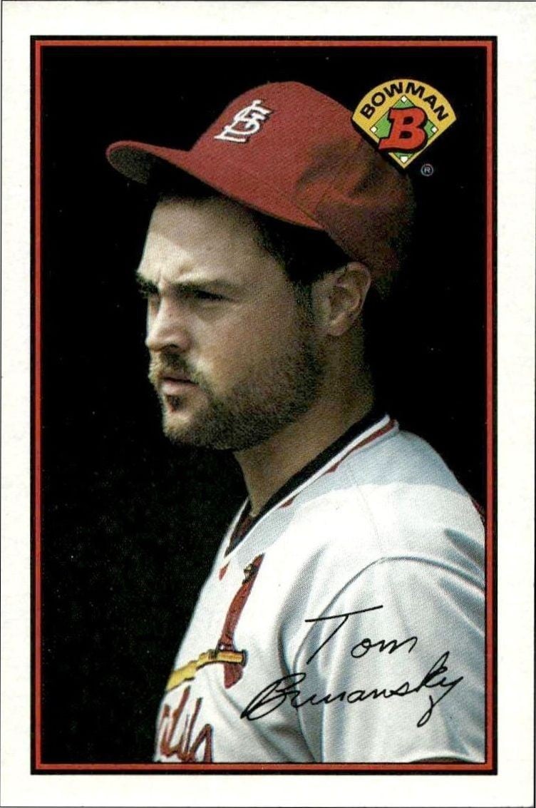 Tom Brunansky 1989 Bowman Tom Brunansky #444 baseball trading card front