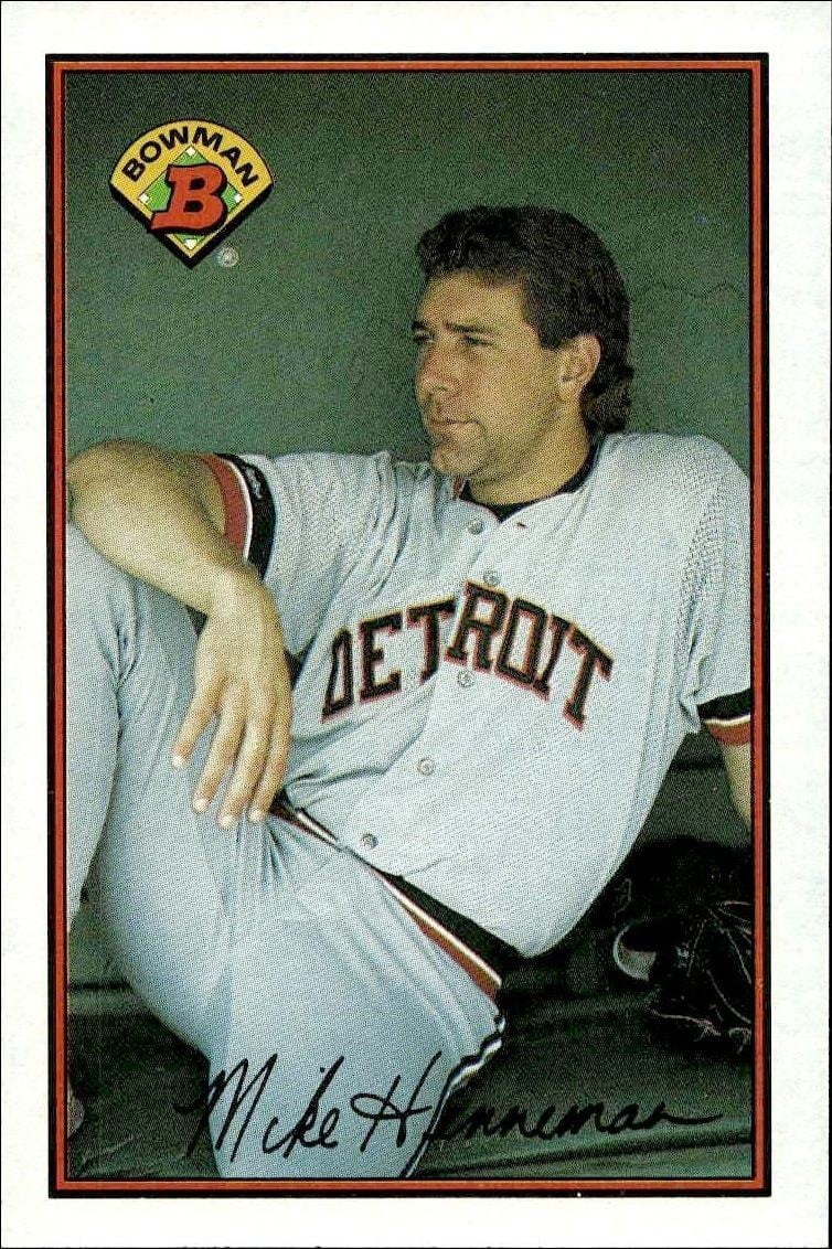 1989 Bowman Mike Henneman #98 trading card
