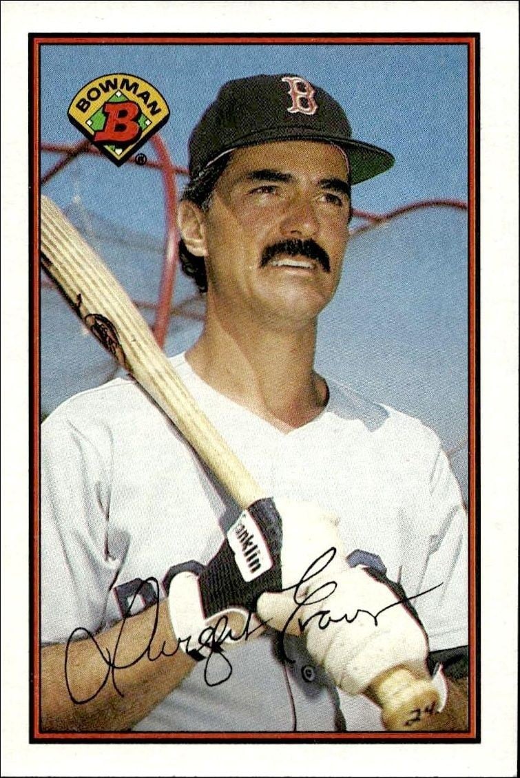 Dwight Evans 1989 Bowman Dwight Evans #35 baseball trading card front