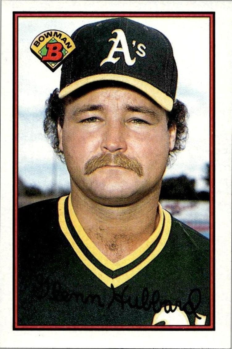 1989 Bowman Glenn Hubbard #199 trading card