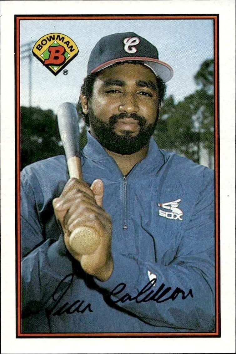 Ivan Calderon 1989 Bowman Ivan Calderon #68 baseball trading card front