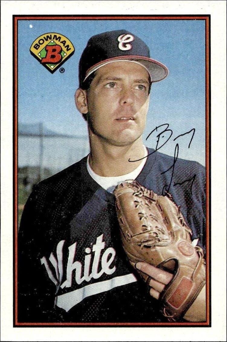 1989 Bowman Bill Long #56 trading card