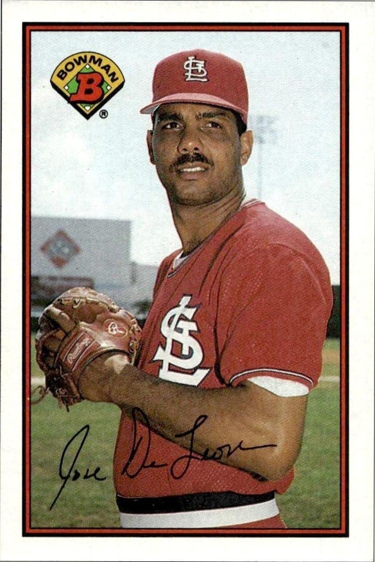Jose DeLeon 1989 Bowman Jose DeLeon #431 baseball trading card front