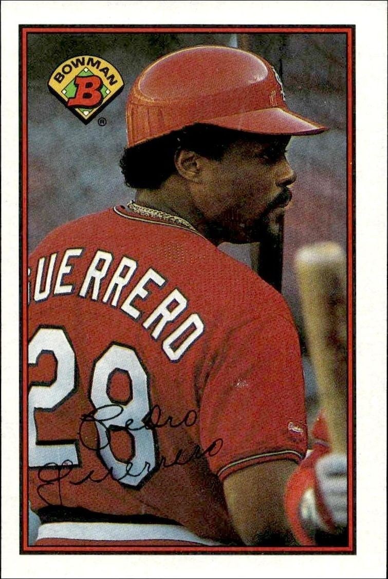 Pedro Guerrero 1989 Bowman Pedro Guerrero #440 baseball trading card front
