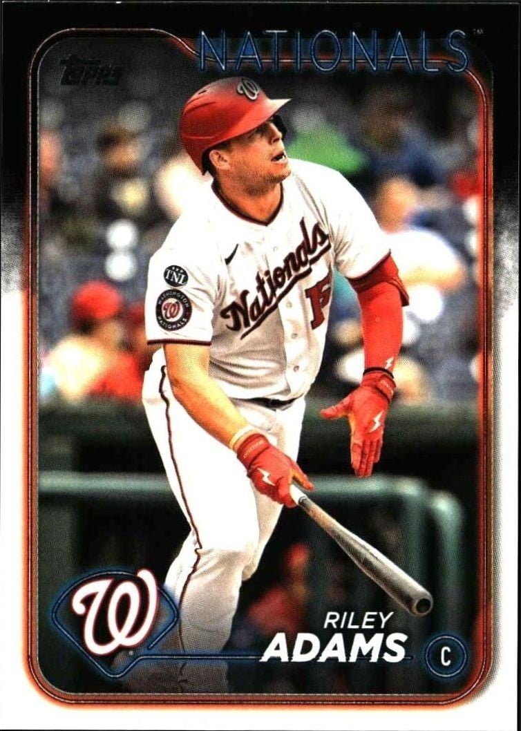 Riley Adams 2024 Topps Series 2 Riley Adams #395 baseball trading card front