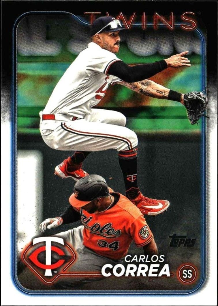 2024 Topps Series 2 Carlos Correa #400 trading card