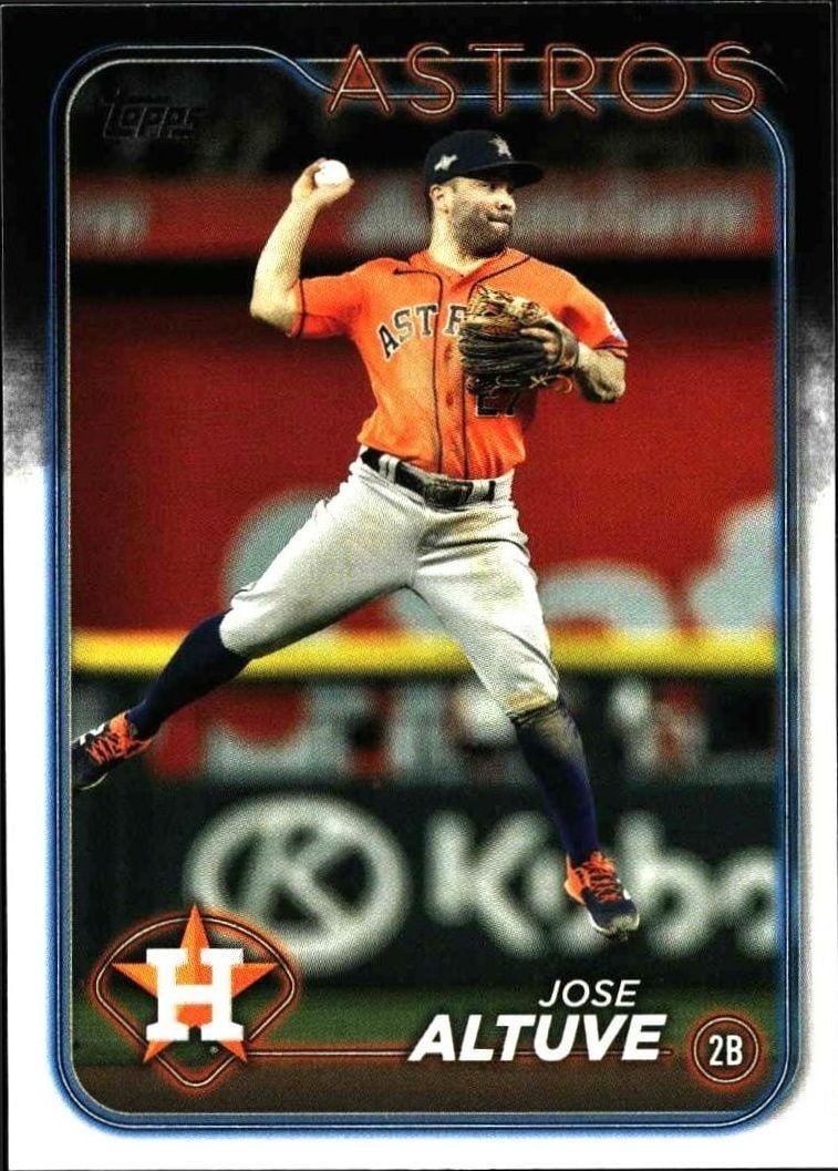 Jose Altuve 2024 Topps Series 2 Jose Altuve #700 baseball trading card front