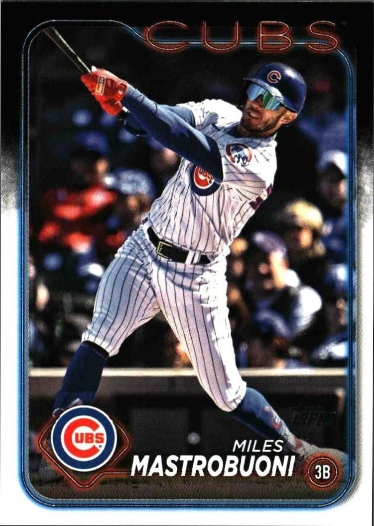 Miles Mastrobuoni 2024 Topps Series 2 Miles Mastrobuoni #489 baseball trading card front