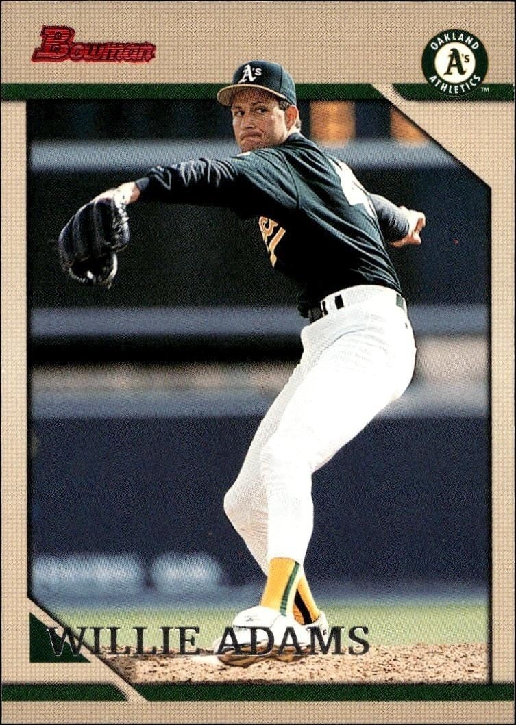 Willie Adams 1996 Bowman Willie Adams #133 baseball trading card front